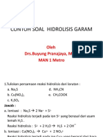 Contoh Soal Hidrolisis Garam