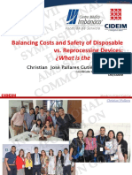 Christian J Pallares-Balancing Costs and Safety of Disposable vs. Reprocessing Devices