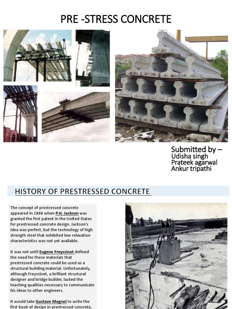 Overview of Prestressed Concrete Techniques | PDF | Prestressed ...