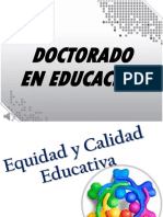 Equidad y Calidad Educativa - Sept. 2019