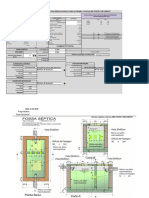 Cálculo de consumo de água, fossa séptica e valas de infiltração