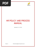 Standard Operating Procedure Human Resources Department - SOP HR ...