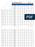 Matriz de Mejora Continua