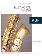 Saxofón Ameno Cuaderno 1 PDF