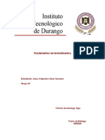 Fundamentos de termodinamica en el Tec de Durango