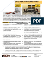 One-Step Integrated Complete Bore Repair System: Model BRS6 - (Popular For Large Diameter Heavy Equipment Bore Repair)