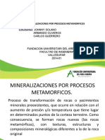 Mineralizacion Metamorfico