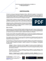 Certificación Colaboradores y Empleados Alas CAMAN PDF