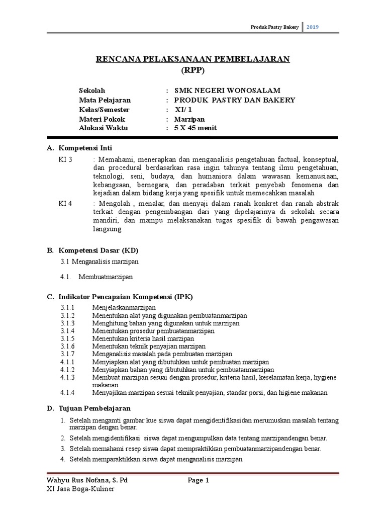RPP 1 PPB | PDF