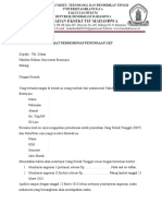 Format Surat Penundaan Ukt Ub