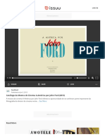 Advertisement: Catálogo Da Mostra de Cinema A América Por John Ford (2013)