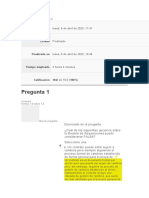 Evaluacion Clase 6 Direccion de Proyectos Ii Diplomado