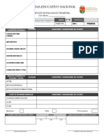 Reporte de Evaluacion PRIMARIA 3o