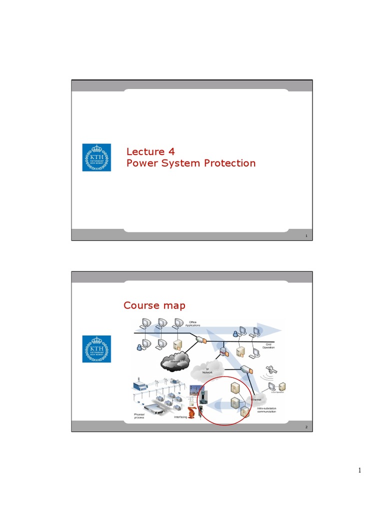 Lecture 4 Power System Protection PDF Relay Manufactured Goods