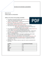 Principle of Economics Assignment: Recession