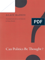 Alain Badiou - Bruno Bosteels - Can Politics Be Thought - Duke University Press Books (2019)
