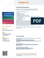 Lecture Notes in Bioengineering: Springer Books Available As Printed Book
