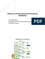 Refinery and Petrochemical Processing Distillation