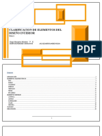 Clasificacion de Elementos Del Diseño Interior