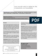 Reprcusion Del Acceso Vascular Sobre La Calidad de Vida Pctes HD