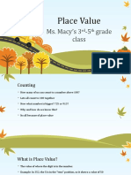 Place Value Lesson Plan