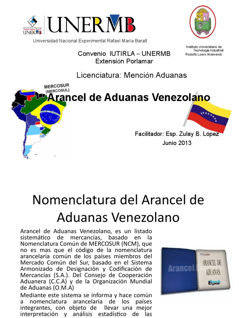 Estructura del Arancel de Aduanas en Venezuela | PDF | aduana | Arancel
