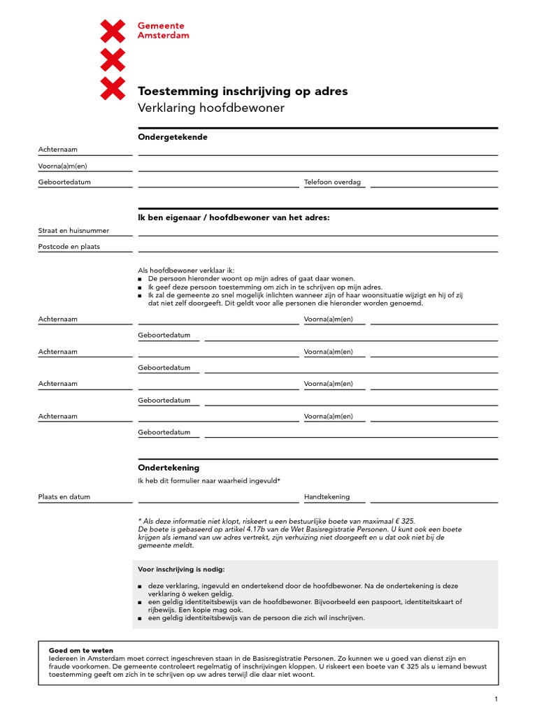 briefadres aanvragen gemeente amsterdam