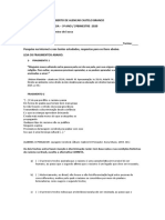 Avaliação de Sociologia sobre racismo e discriminação