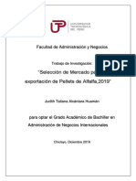 Seleccion de Mercado para La Exportacion de Pellets de Alfalfa 2019 PDF