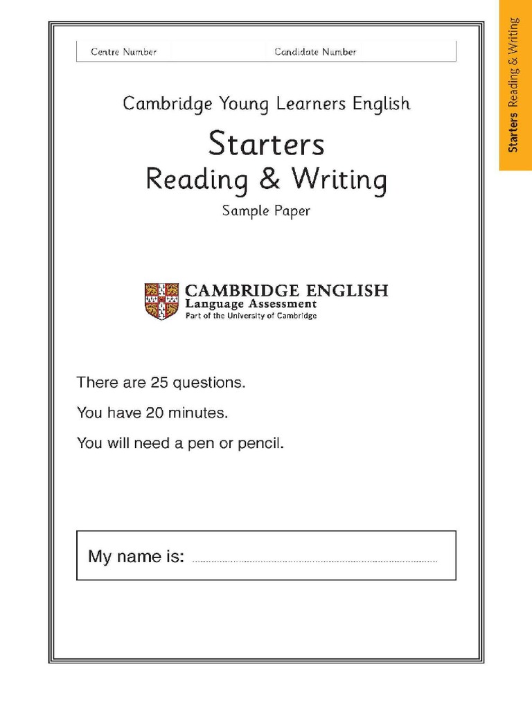 Yle Starters Sample Papers Vol 1 Página 13 PDF