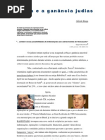 A usura e ganância dos judeus