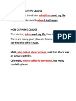 Defining Relative Clauses PDF