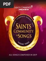 Saints Communing Songs VOL 3 SONG SHEET