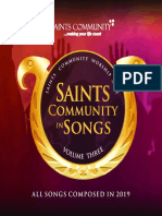 Saints Communing Songs VOL 3 SONG SHEET