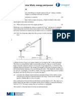 Work, Energy and Power Topic Test PDF