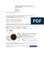 La Expresión Utilizada en Inglés para Preguntar La Hora Es La Siguiente en Ingles