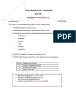 Software Requirements Engineering Bese-9B Assignment # 1: (Group of 3)