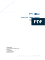 Manual Do Proprietario Roteador ZTE - MF60