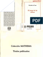 De Cusa, Nicolás - El juego de las esferas - UNAM-Facultad de Ciencias, 1994 [Col. MATHEMA] - OCR [por Ganz1912]