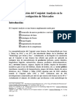 La Aplicación Del Conjoint Analysis en La Investigación de Mercados