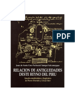 Relación de Antiguedades Deste Reyno Del Piru PDF