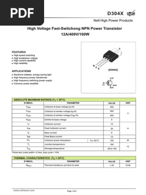 Transistor Philips ON4705 NPN Haute Vitesse Pour Puissance - Composant électronique Neuf