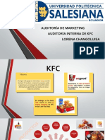 Auditoría de Marketing Auditoría Interna de KFC Lorena Changoluisa