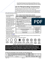 Fastener Torques For Reciprocating Compressors: Engineering Reference