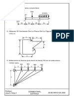 Examen Final Estatica 1 - 2020 PDF
