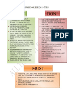 SPM English 2019 Tips