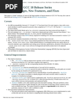 GCC 10 Release Series