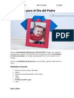 Portafotos para El Día Del Padre PDF