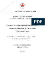 Clasificación de Residuos Sólidos en La Universidad