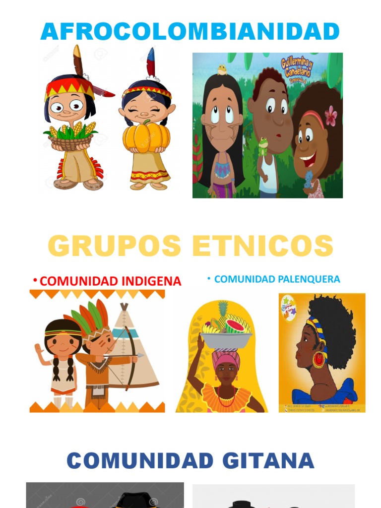 Dibujos de Grupos Étnicos en Colombia | PDF | Arte